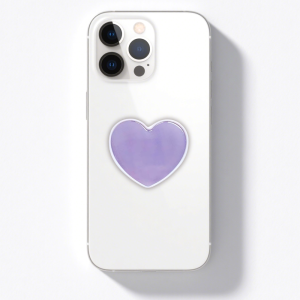 Light Purple Heart Grip Phone Holder